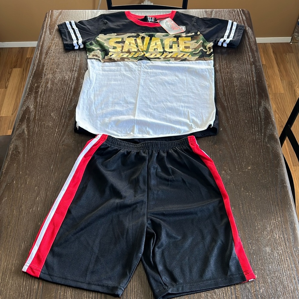 Boys 2 Piece Shorts Set